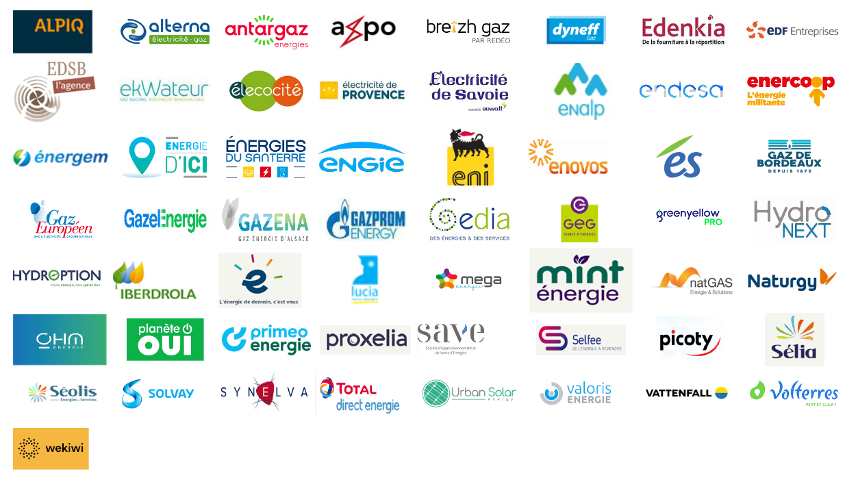 Professionnels… vous avez le choix entre 57 fournisseurs d&rsquo;électricité et de gaz naturel