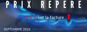Septembre 2026 : publication du prix repère du gaz par la CRE