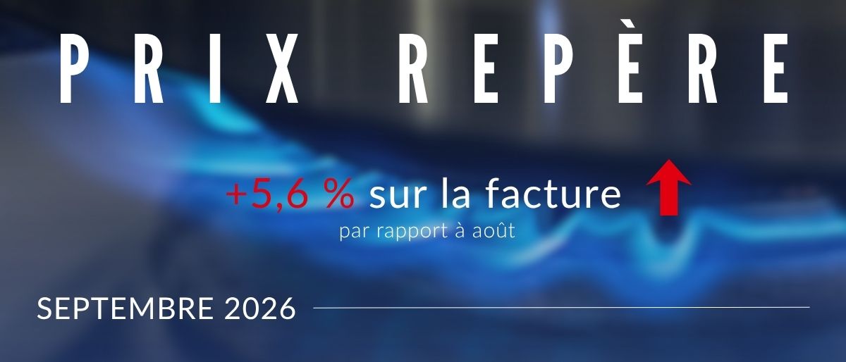 Septembre 2026 : publication du prix repère du gaz par la CRE
